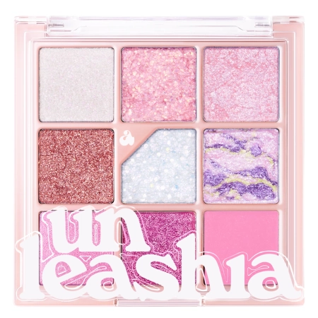 Unleashia - Glitterpedia Eye Palette - Paleta Wegańskich Cieni do Powiek - 9 All of Pink Glitter - 6,6g