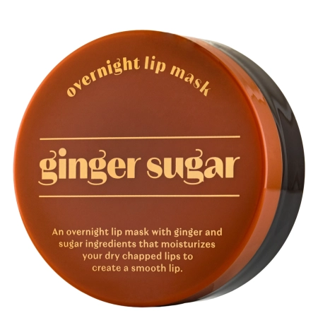 Etude House - Ginger Sugar Overnight Lip Mask - Intensywnie Regenerująca Całonocna Maska do Ust z Imbirem i Cukrem - 23g