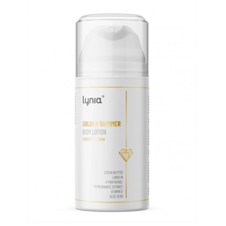 Lynia - Golden Shimmer Body Lotion - Złoty Balsam do Ciała - 100ml
