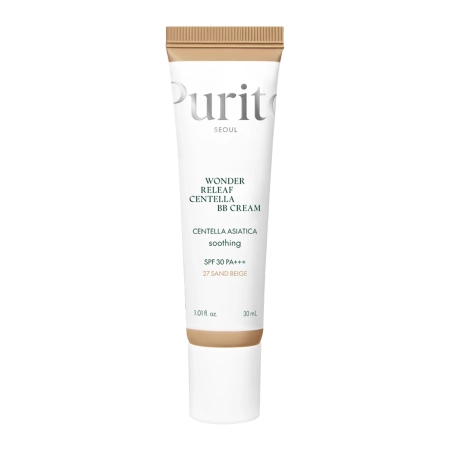 Purito Seoul - Wonder Releaf Centella BB Cream SPF30 PA+++ #27 Sand Beige - Krem BB z Wąkrotą Azjatycką - 30ml