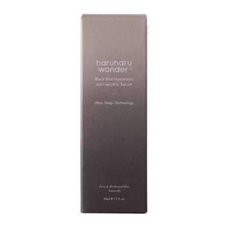 Haruharu Wonder - Black Rice Hyaluronic Anti-Wrinkle Serum - Przeciwzmarszczkowe Serum  do Twarzy z Ekstraktem z Ryżu - 50ml
