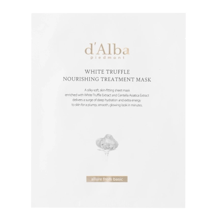 d'Alba - White Truffle Nourishing Treatment Mask - Odżywcza Maska do Twarzy w Płachcie - 1szt/25ml