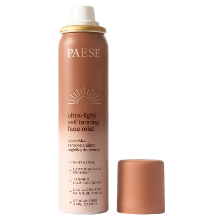 Paese - Ultra-Light Self Tanning Face Mist - Utralekka Samoopalająca Mgiełka Do Twarzy - 75ml