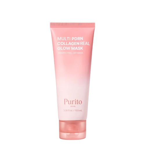 Purito Seoul - Multi PDRN Collagen Real Glow Mask - Wygładzająca Maska Kolagenowa - 100ml