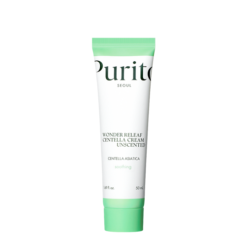 Purito Seoul - Wonder Releaf Centella Cream Unscented - Bezzapachowy Krem z Ekstraktem z Wąkroty Azjatyckiej - 50ml OUTLET