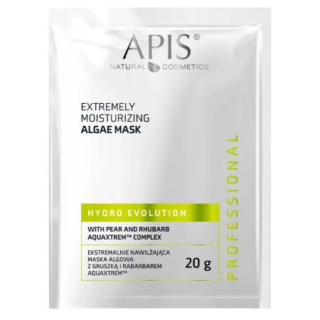 Apis - Hydro Evolution - Nawilżająca Maska Algowa z Gruszką i Rabarbarem AQUAXTREM™ - 20g