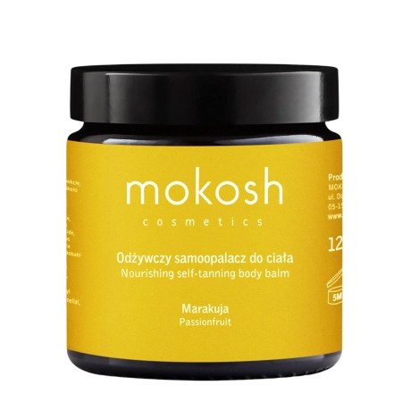 Mokosh - Nourishing Self-Tanning Body Balm - Odżywczy Balsam Samoopalający do Ciała - Marakuja - 120ml