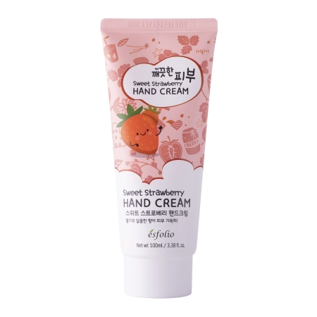Esfolio - Sweet Strawberry Hand Cream - Nawilżający Krem do Rąk - 100ml