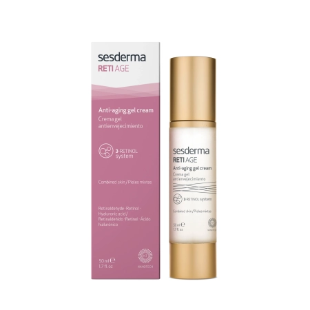 Sesderma - Reti Age Anti-Aging Gel Cream - Przeciwzmarszczkowy Krem-Żel do Twarzy - 50ml