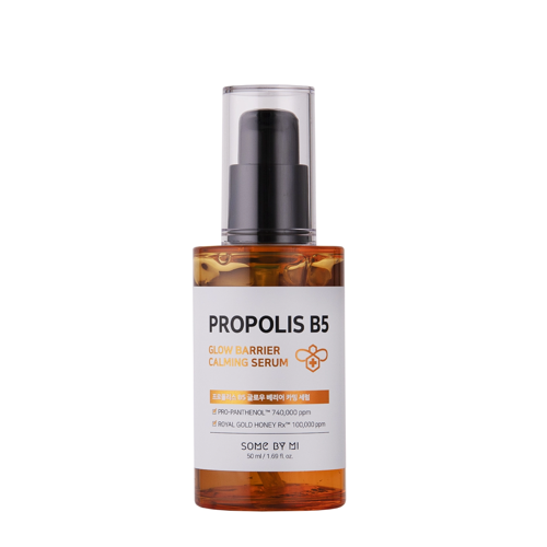 Some By Mi - Propolis B5 Glow Barrier Calming Serum - Regenerujące Serum z Propolisem i Niacynamidem - 50ml - OUTLET