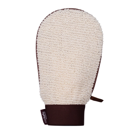 Cosibella Accessories - Dwustronna Rękawica Peelingująca do Ciała - Desert Beige