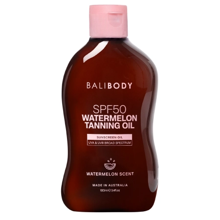 Bali Body - Watermelon Tanning Oil SPF50 - Olejek do Opalania z Ekstraktem z Arbuza - 100ml