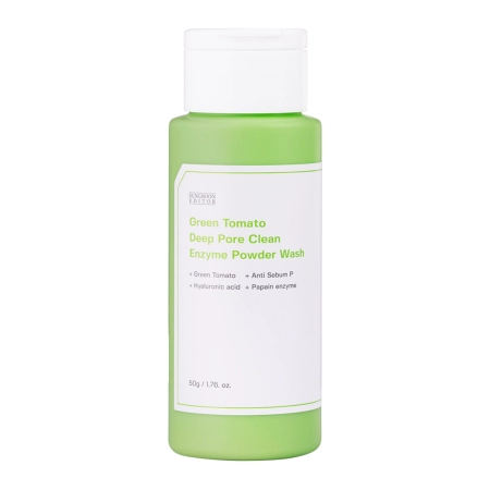 Sungboon Editor - Green Tomato Deep Pore Clean Enzyme Powder Wash - Głęboko Oczyszczający Puder Enzymatyczny - 50g