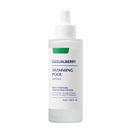 EQQUALBERRY - Swimming Pool Ampoule - Nawilżająco-Kojąca Ampułka do Twarzy - 50ml
