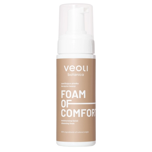 Veoli Botanica - Foam Of Comfort - Nawilżająca Pianka do Mycia Twarzy - 150ml