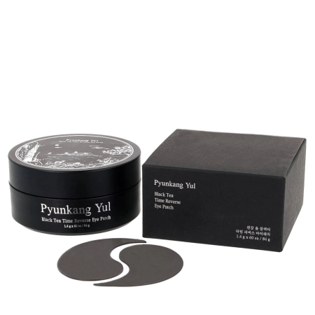 Pyunkang Yul - Black Tea Time Reverse Eye Patch - Hydrożelowe Płatki pod Oczy - 60szt OUTLET