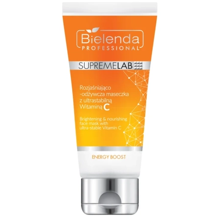 Bielenda Professional - Supremelab - Energy Boost - Brightening & Nourishing Face Mask with Ultra-Stable Vitamin C - Rozjaśniająco-Odżywcza Maseczka z Ultrastabilną Witaminą C - 70ml
