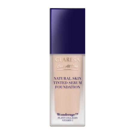 Claresa - Natural Skin Tinted Serum Foundation - Podkład-Serum z Naturalnym Wykończeniem - 1C Light Cool - 32ml
