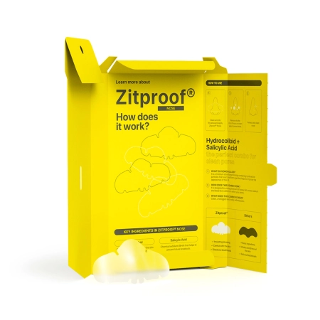 Acnemy - Zitproof Nose - Hydrokoloidowe Plastry na Nos - 10szt.