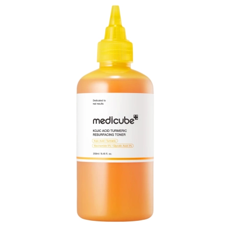 Medicube - Kojic Acid Turmeric Resurfacing Toner - Rozjaśniający Tonik do Twarzy - 250ml