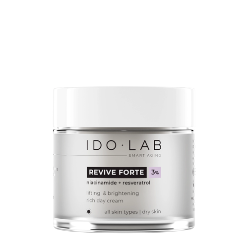 Ido Lab - Revive Forte - Liftingujący i Rozjaśniający Krem do Twarzy na Dzień - 50ml