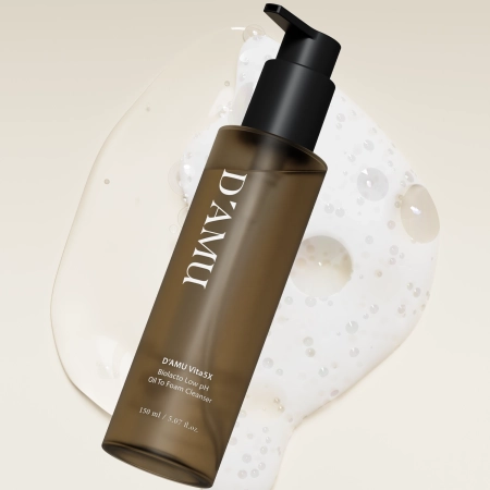 D’AMU - Vita5X BioLacto Mild Acidic Oil-to-Foam Cleanser - Olejkowa Emulsja do Demakijażu i Oczyszczania Twarzy - 150ml