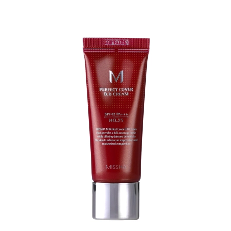 Missha - M Perfect Cover BB Cream SPF42/PA+++ - Kryjący Krem BB - No.25 Warm Beige - 20ml