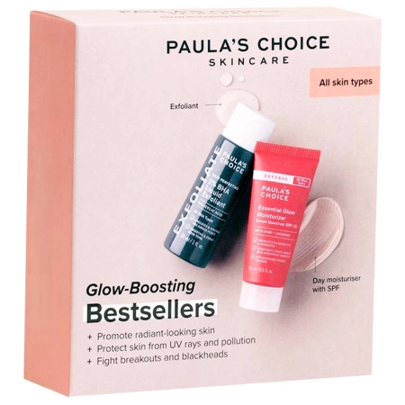 Paula's Choice - Trial Kit Glow - Boosting Bestsellers - Zestaw Kosmetyków Złuszczająco - Rozświetlających - 30ml+15ml