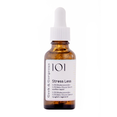 Geek & Gorgeous - Stress Less Beta Glukan + Madecassoside - 0.5% - Żelowe Serum z Beta-Glukanem i Madekasozydem - 30ml