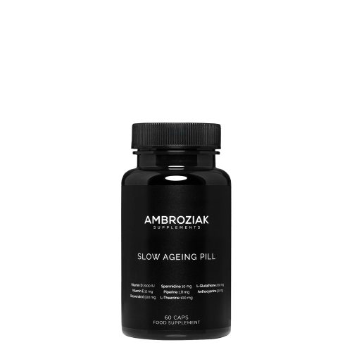 Dr Ambroziak - Slow Ageing Pill Suplement Diety - Wsparcie Ochrony Antyoksydacyjnej Organizmu - 60kaps. OUTLET