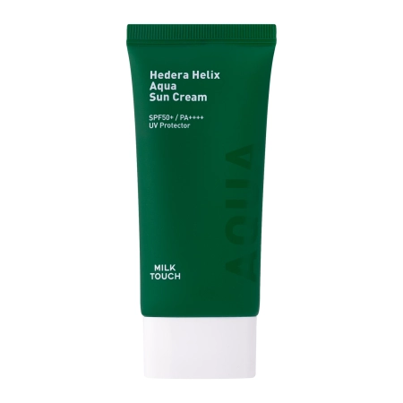 Milk Touch - Hedera Helix Aqua Sun Cream SPF50+ PA ++++ - Nawilżający Krem do Twarzy z Filtrem - 50ml