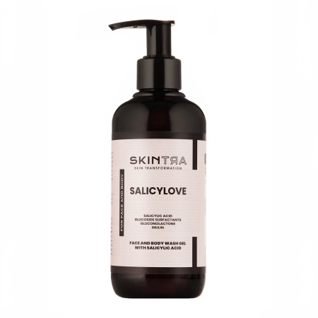 SkinTra - Salicylove - Żel z Kwasem Salicylowym Do Mycia Twarzy i Ciała - 250ml 
