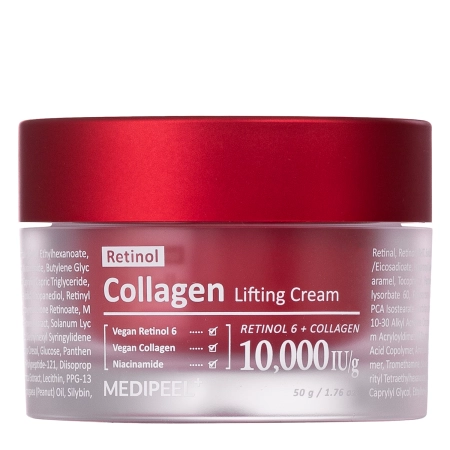 Medi-Peel - Retinol Collagen Lifting Cream - Liftingujący Krem do Twarzy z Kolagenem i Retinolem - 50g