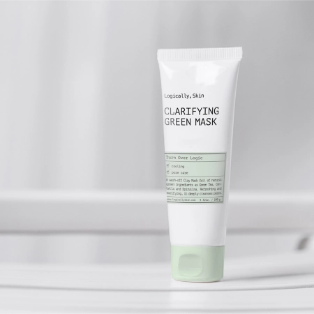 Logically, Skin - Clarifying Green Mask - Oczyszczająca Maska Glinkowa do Twarzy - 100g