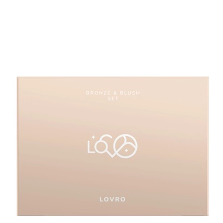 LOVRO - Bronze & Blush Set - Prasowany Bronzer i Róż do Modelowania Twarzy - 5g