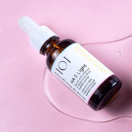 Geek & Gorgeous - HA 5 Light - Serum z 5 Formami Kwasu Hialuronowego do Skóry Mieszanej i Tłustej - 30ml