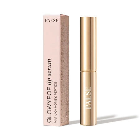 Paese - GlowyPop Lip Serum - Pielęgnujące Serum do Ust w Formie Błyszczącej Pomadki - 504 Caramel Candy - 2,2g