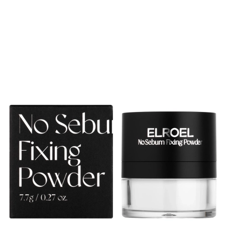 ELROEL - No Sebum Fixing Powder - Puder Matujący - Sypki - 7,7g