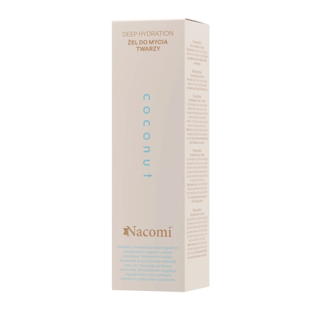 Nacomi - Deep Hydration - Żel do Mycia Twarzy - Coconut - 140ml