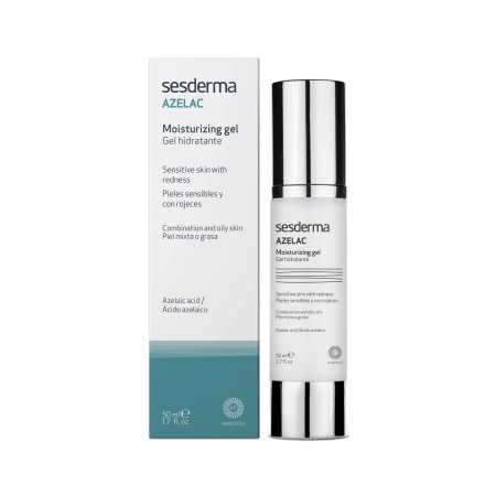 Sesderma - Azelac - Moisturizing Gel - Nawilżająco-Rozjaśniający Żel do Twarzy z Kwasem Azelainowym - 50ml