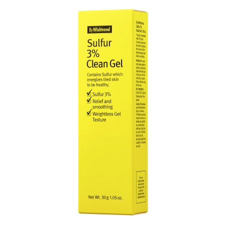 By Wishtrend - Sulfur 3% Clean Gel - Żel Punktowy na Niedoskonałości - 30ml
