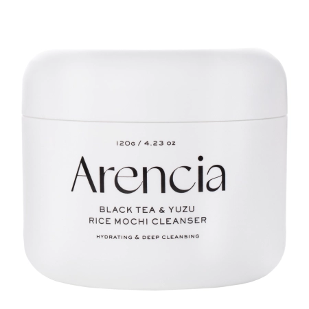 Arencia - Black Tea & Yuzu Rice Mochi Cleanser - Rozjaśniająco-Oczyszczająca Pasta do Mycia Twarzy - 120g