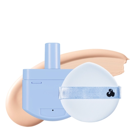Unleashia - Babe Skin Baby Blue Cushion - Wkład + Gąbeczka - Podkład w Poduszce - 21N Fluffy - 15g 