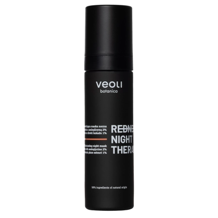 Veoli Botanica - Redness Night Therapy - Kojąco-Rozświetlająca Maska Nocna na Naczynka - 50ml