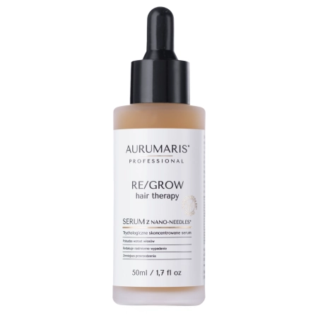 Aurumaris - Re/Grow Serum - Trychologiczne Serum przeciw Wypadaniu Włosów z Mikroigłami - 50ml