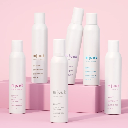 Mjuuk - Naked Sense Fragrance-free Refresh Dry Shampoo - Suchy szampon do włosów - bezzapachowy - 250ml