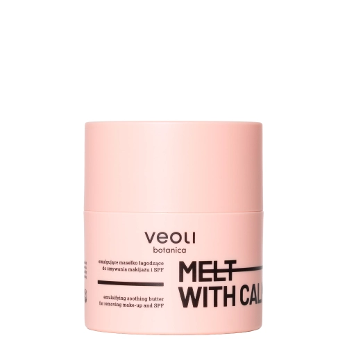 Veoli Botanica - Melt With Calmness - Emulgujące Masełko Kojące do Zmywania Makijażu do Skóry Szczególnie Wrażliwej - 40g
