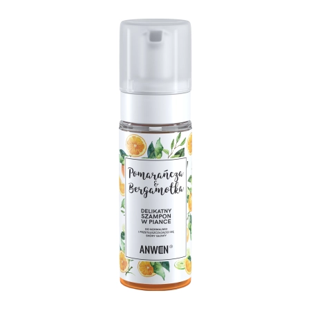 Anwen - Pomarańcza i Bergamotka - Delikatny Szampon w Piance - 170ml