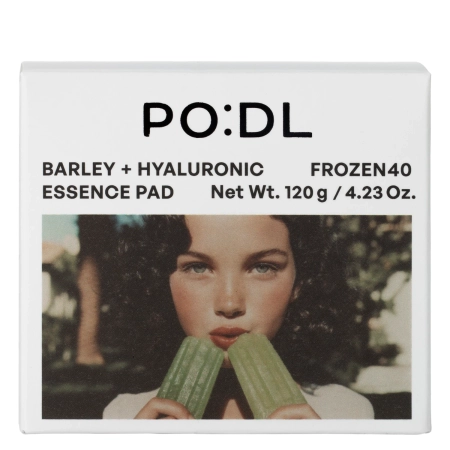 PO:DL - Barley Hyaluronic Frozen40 Essence Pads - Nawilżające Płatki do Twarzy - 70szt.