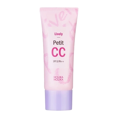 Holika Holika - Lively Petit CC - Lekki Tonujący Krem CC w Odcieniu Różowego Beżu - 30ml